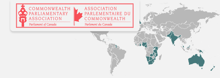 Logo CCOM,La Section canadienne de l’Association parlementaire du Commonwealth offre aux parlementaires canadiens des occasions d’échanger avec leurs homologues du Commonwealth.