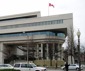 L'ambassade du Canada aux États-Unis
