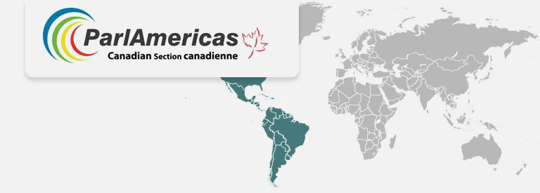 Logo CPAM, La Section canadienne de ParlAmericas offre aux parlementaires un cadre qui leur permet d’échanger avec leurs homologues de l’hémisphère sur d’importantes questions bilatérales et multilatérales.