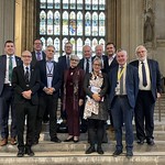 The delegation with the All Party Parliamentary Group on the UK Frozen state pension. | La délégation en compagnie du groupe parlementaire multipartite sur le gel des pensions du Royaume-Uni.